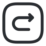 Forward Square SVG Icon